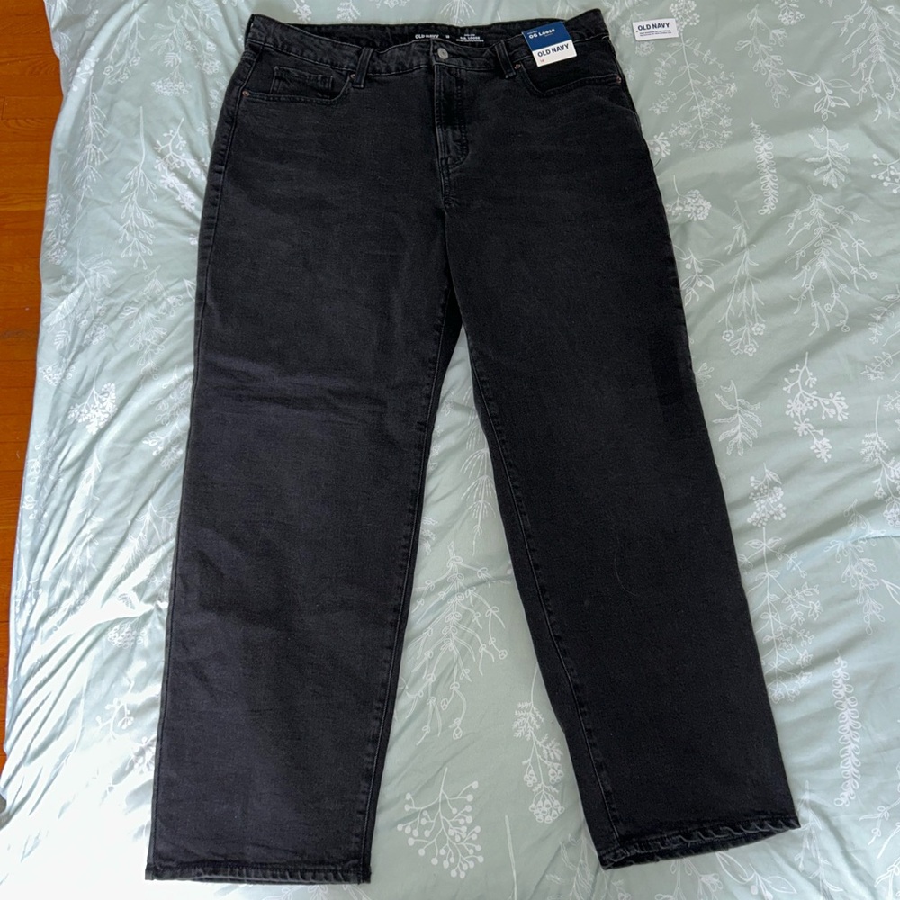 Old Navy High Rise OG Loose Black Jeans